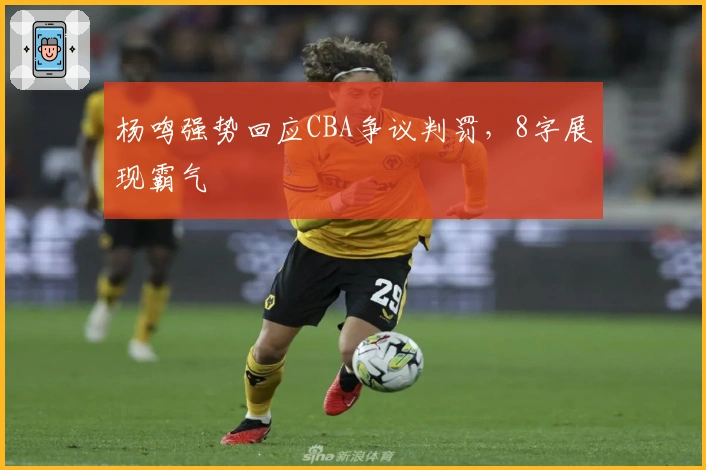 杨鸣强势回应CBA争议判罚，8字展现霸气